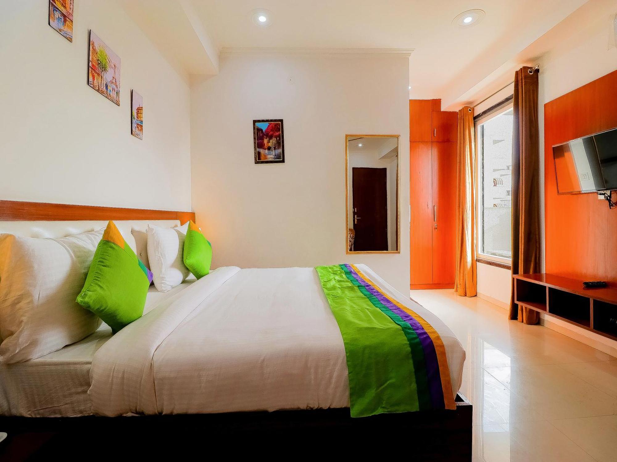 Treebo Rejoice 52 - 3Km From Huda City Metro Station Badshahpur Eksteriør bilde